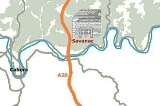 Map Cahors